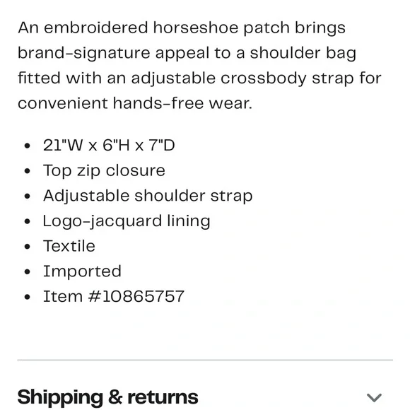 True Religion Denim Shoulder Bag Hobo Vintage style unisex Y2K slouch - Picture 6 of 15